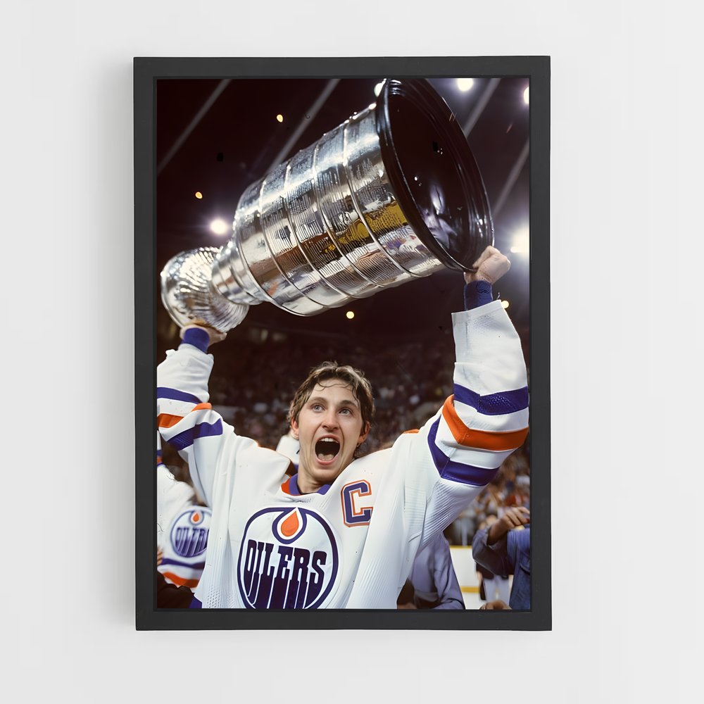 Poster La Gloire de Gretzky – affiche Hockey sur glace (vue 2)